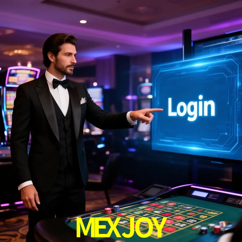 MEXJOY Login - OTP, cuenta y soporte Pantalla MEXJOY Login con OTP, contraseña, cuenta segura y soporte móvil